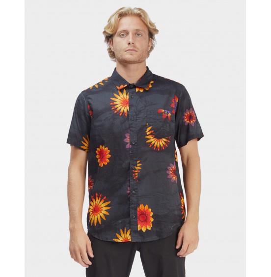 BILLABONG SUNDAYS FLORAL SS SHIRT BLACK/MULTI (C1SH25BIP2/5264)