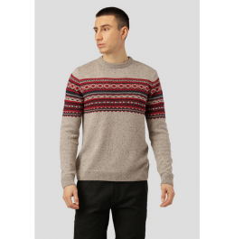 FAT MOOSE SAMUEL KNITTED SWEATER - Beige Mix (FM2207)
