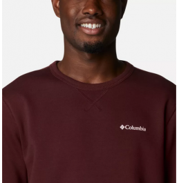 COLUMBIA LOGO FLEECE CREW ELDER BERRY (1884931521)