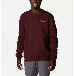 COLUMBIA LOGO FLEECE CREW ELDER BERRY (1884931521)