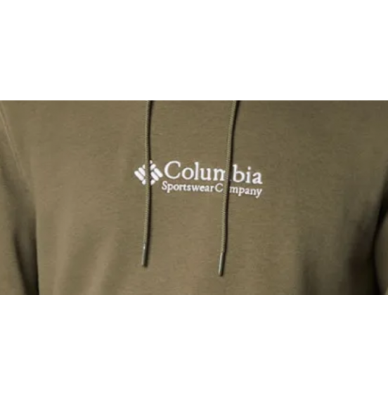 COLUMBIA ASHERTON GRAPHIC HOODIE 2022751-398 STONE GREEN