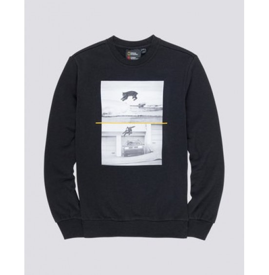 ELEMENT BOBCAT WESTGATE CREWNECK FLINT BLACK (Q1CRB2ELF9)