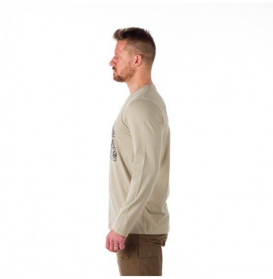 NORTHFINDER BRODY LONG SLEEVE TEE LIGHT OLIVE (TR-3870AD)