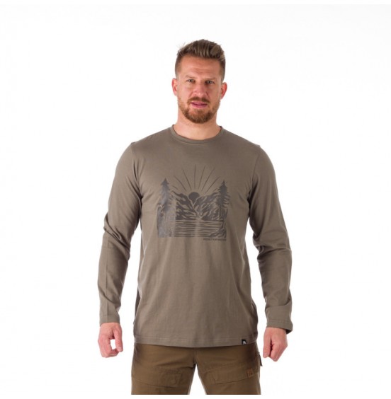 NORTHFINDER BRODY LONG SLEEVE TEE OLIVE GREY (TR-3870AD)