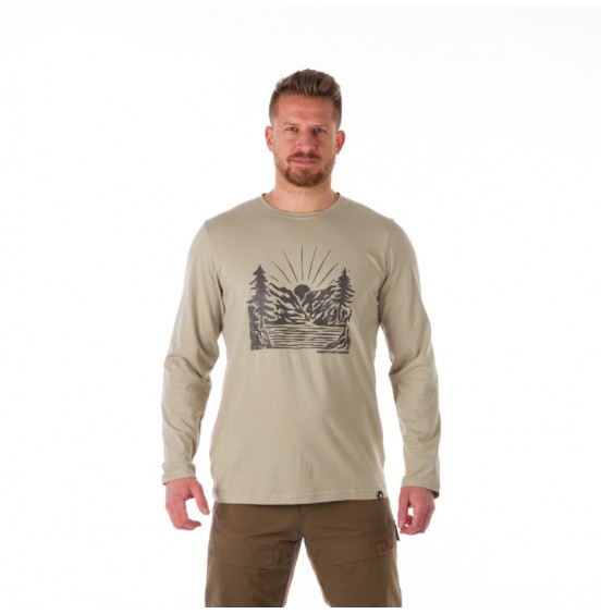 NORTHFINDER BRODY LONG SLEEVE TEE LIGHT OLIVE (TR-3870AD)
