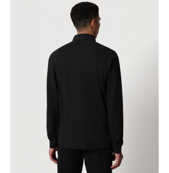 NAPAPIJRI ERBER LONG SLEEVE POLO BLACK (NP0A4FQC0411)