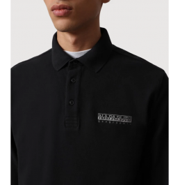 NAPAPIJRI ERBER LONG SLEEVE POLO BLACK (NP0A4FQC0411)