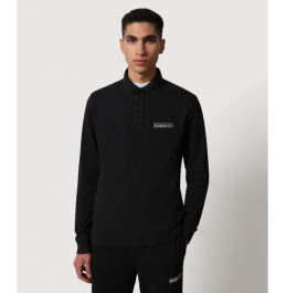 NAPAPIJRI ERBER LONG SLEEVE POLO BLACK (NP0A4FQC0411)