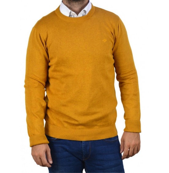GNIOUS ΑΝΤΡΙΚΟ ΜΑΚΡΥΜΑΝΙΚΟ ΠΟΥΛΟΒΕΡ INCA GOLD MIX 21-300186-3521