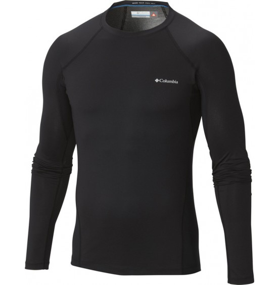 COLUMBIA MIDWEIGHT STRETCH LONG SLEEVE TOP BLACK (1638591010)
