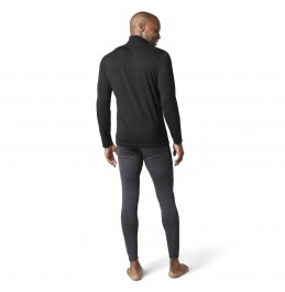 SMARTWOOL MEN'S CLASSIC THERMAL MERINO BASE LAYER 1/4 ZIP SW0163560011 BLACK