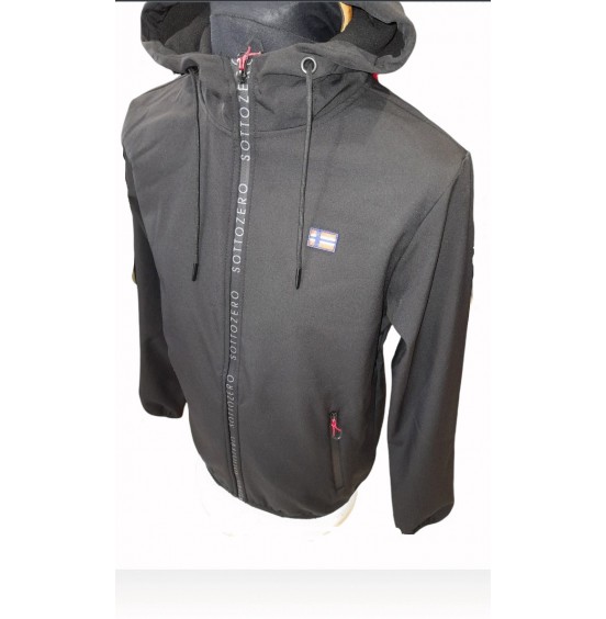 SCUOLA NAUTICA ITALIANA SOFTSHELL JACKET BLACK 119141