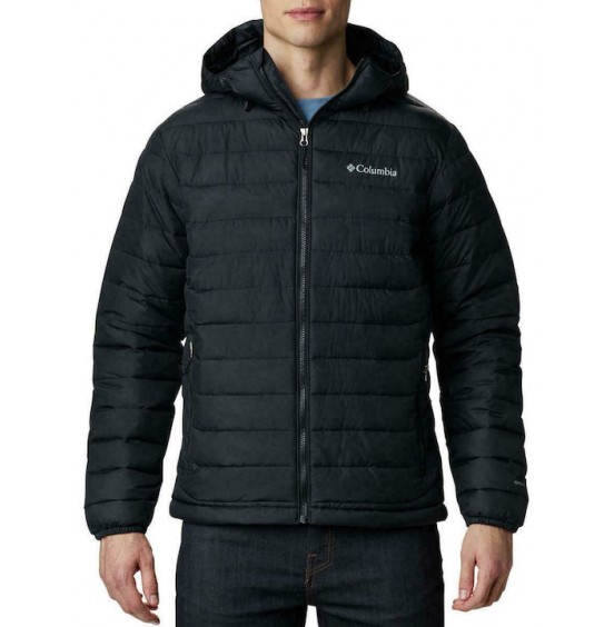 COLUMBIA Men's Powder Lite™ Hooded Jacket(WO1151-010 )BLACK