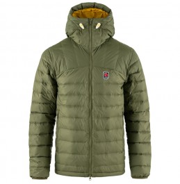 FJALLRAVEN Expedition Pack Down Hoodie M F86121 620-161 green -mustard yellow