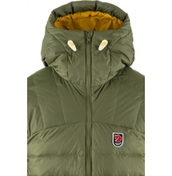 FJALLRAVEN Expedition Pack Down Hoodie M F86121 620-161 green -mustard yellow