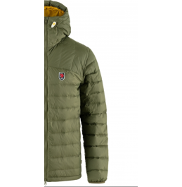 FJALLRAVEN Expedition Pack Down Hoodie M F86121 620-161 green -mustard yellow