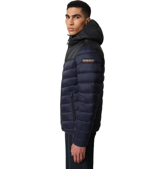 NAPAPIJRI AERONS CB 2 SHORT JACKET BLU MARINE (NP0A4FPV1761)
