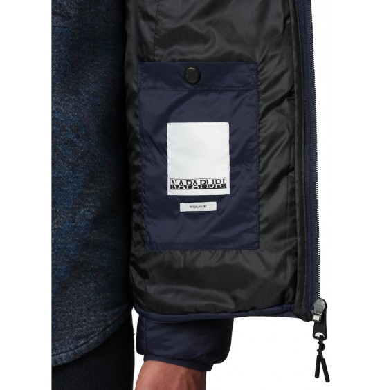 NAPAPIJRI AERONS CB 2 SHORT JACKET BLU MARINE (NP0A4FPV1761)
