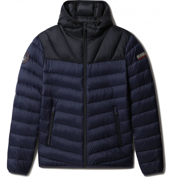 NAPAPIJRI AERONS CB 2 SHORT JACKET BLU MARINE (NP0A4FPV1761)