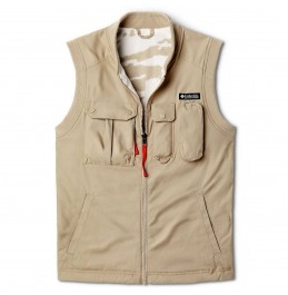 COLUMBIA FIELD ROC REVERSIBLE VEST ANCIENT FOSSIL (1975931-271)