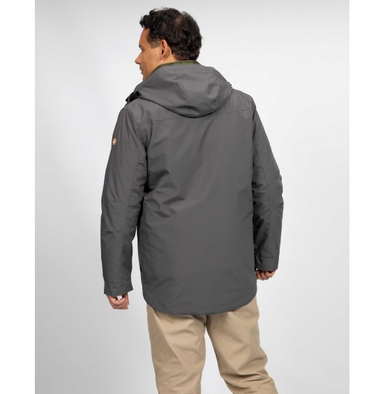 LIFE-LINE KEANO 3 IN 1 MEN'S JACKET DARK GREY (34641812-1002)