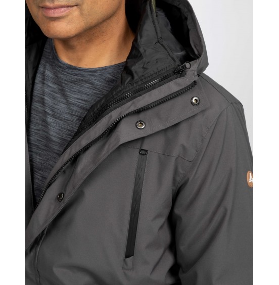 LIFE-LINE KEANO 3 IN 1 MEN'S JACKET DARK GREY (34641812-1002)