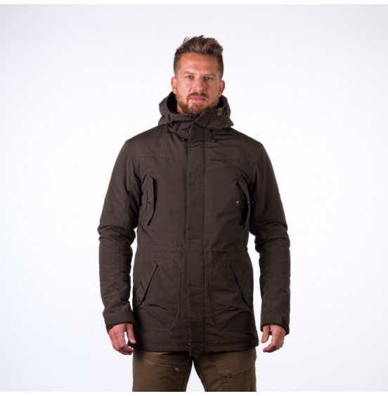 NORTHFINDER DAVIS MEN WINTER WAX JACKET MUSTANG BU-3910AD-452