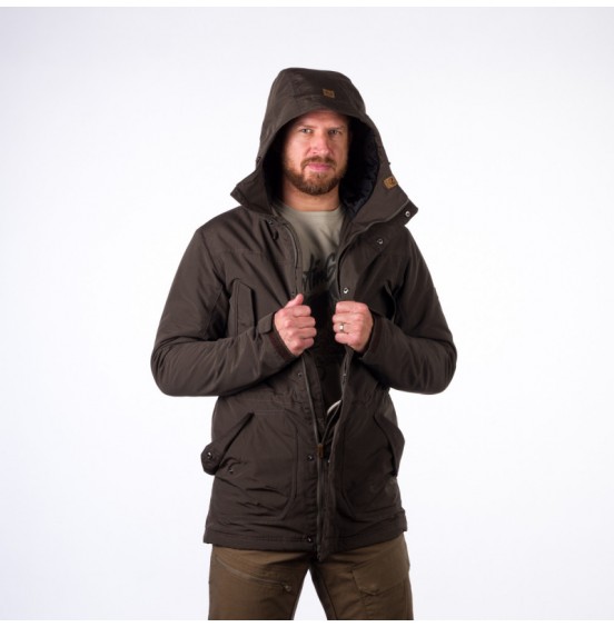NORTHFINDER DAVIS MEN WINTER WAX JACKET MUSTANG BU-3910AD-452
