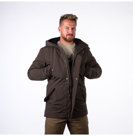 NORTHFINDER DAVIS MEN WINTER WAX JACKET MUSTANG BU-3910AD-452