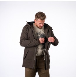 NORTHFINDER DAVIS MEN WINTER WAX JACKET MUSTANG BU-3910AD-452