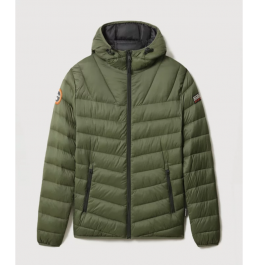 NAPAPIJRI AERONS SHORT HOODED JACKET 2 GREEN DEPTHS (NP0A4FPYGE41)