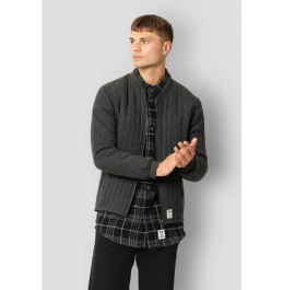 FAT MOOSE LUMBER WOOL JACKET DARK GREY MELANGE (FM2172)