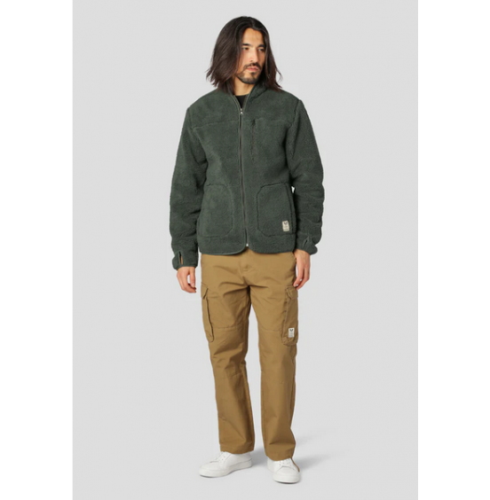 FAT MOOSE PINE FLEECE JACKET BEETLE GREEN (FM2210)