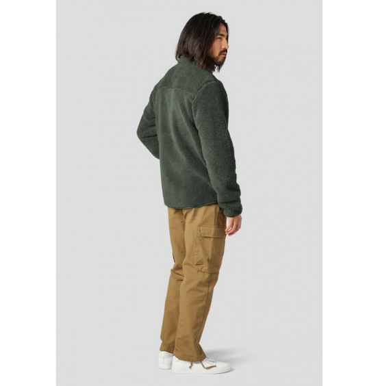 FAT MOOSE PINE FLEECE JACKET BEETLE GREEN (FM2210)