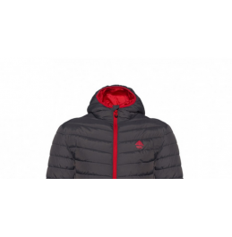BERG ASTRY DOWN LOOK JACKET GREY/RED 80134