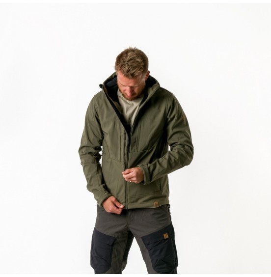 NORTHFINDER AUGUST 3L SOFTSHELL JACKET DARKGREEN (BU-3971AD-300)