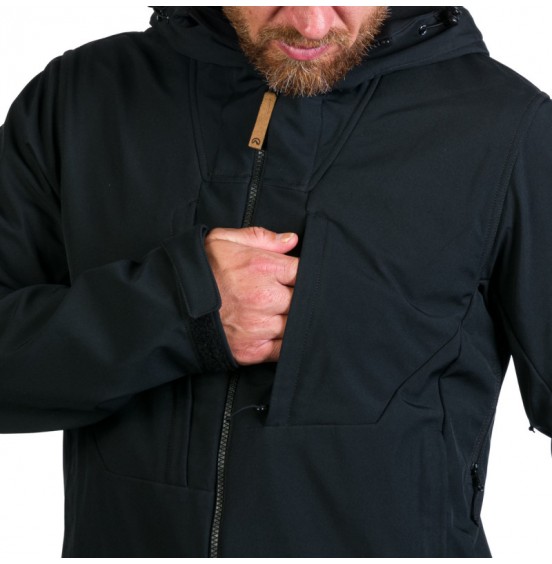 NORTHFINDER AUGUST 3L SOFTSHELL JACKET BU-3971AD-449 RAVEN