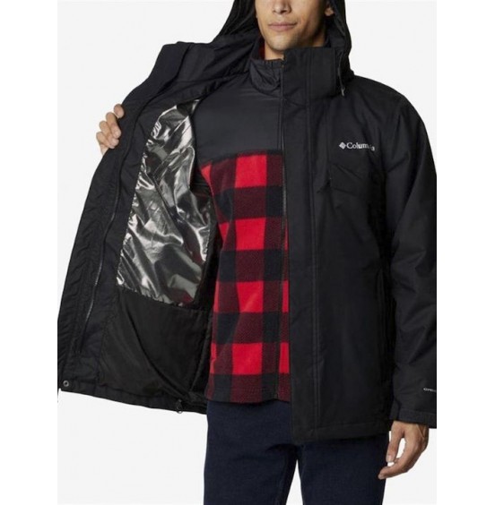 COLUMBIA BUGABOO II FLEECE INTERCHANGE JACKET 1800662-012 BLACK