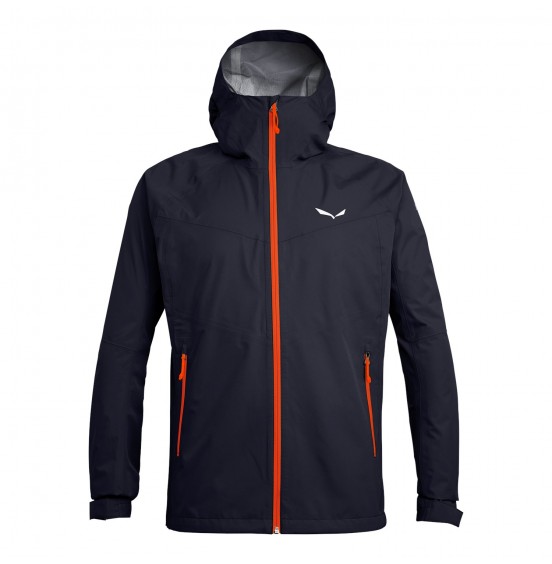 SALEWA PUEZ AQUA POWERTEX HARDSHELL MEN'S JACKET PREMIUM NAVY (24545-3981)
