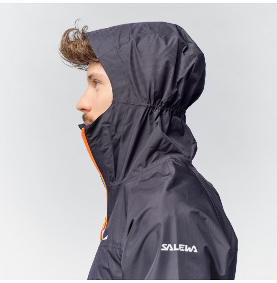SALEWA PUEZ AQUA POWERTEX HARDSHELL MEN'S JACKET PREMIUM NAVY (24545-3981)