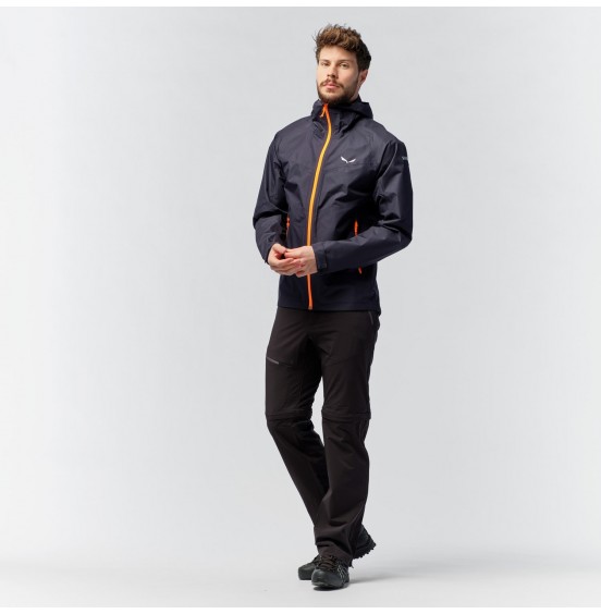 SALEWA PUEZ AQUA POWERTEX HARDSHELL MEN'S JACKET PREMIUM NAVY (24545-3981)