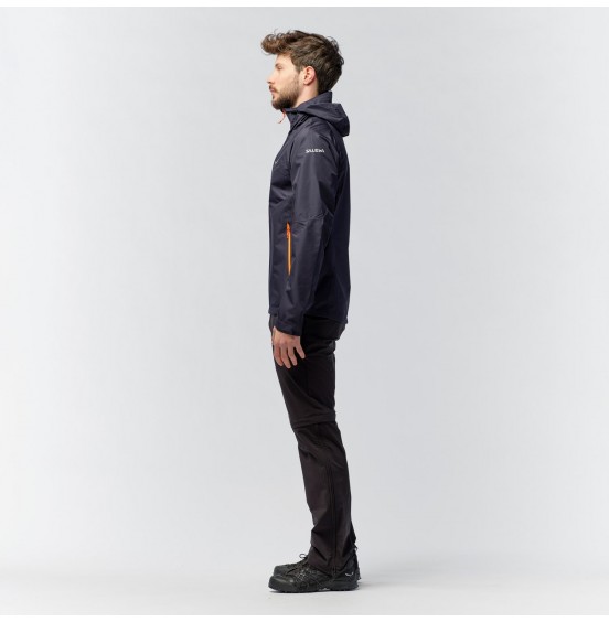 SALEWA PUEZ AQUA POWERTEX HARDSHELL MEN'S JACKET PREMIUM NAVY (24545-3981)