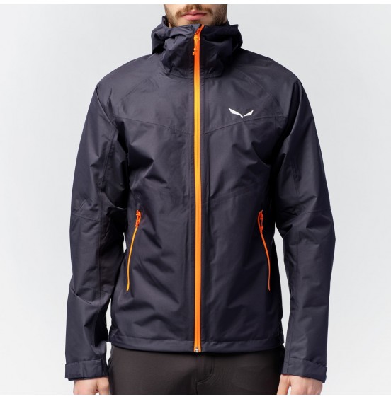 SALEWA PUEZ AQUA POWERTEX HARDSHELL MEN'S JACKET PREMIUM NAVY (24545-3981)