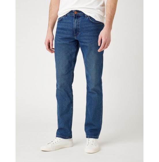 WRANGLER GREENSBORO 803 BLUE SHIVER JEANS (W15QU8372)