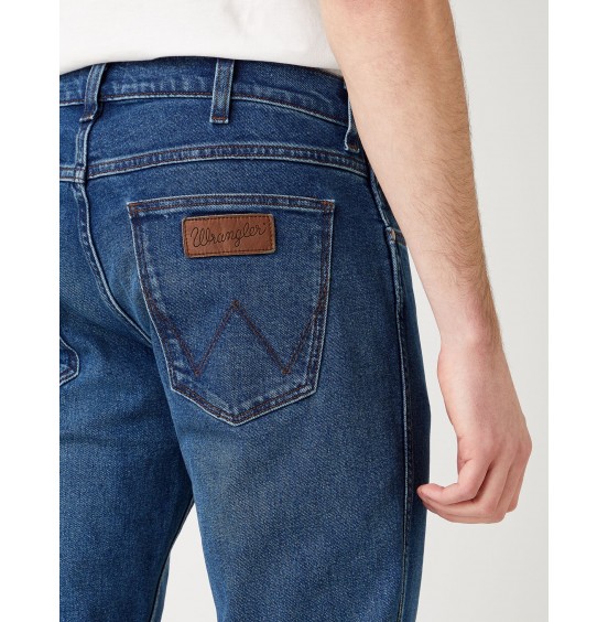 WRANGLER GREENSBORO 803 BLUE SHIVER JEANS (W15QU8372)
