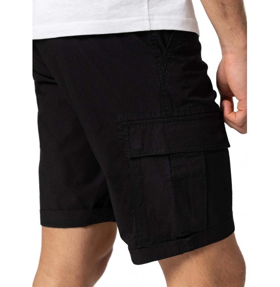 TIFFOSI CARGO SHORT SLIM FIT BLACK (10049201_000)