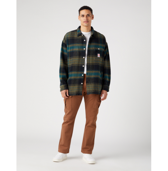WRANGLER CASEY JONES CARGO PANTS BISON W1C2PC28E ΚΑΦΕ