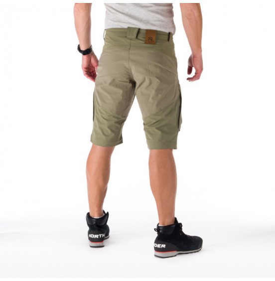 NORTHFINDER TRAVIS BE-3356AD-263 men's hybrid Adventure cargo shorts greengrey