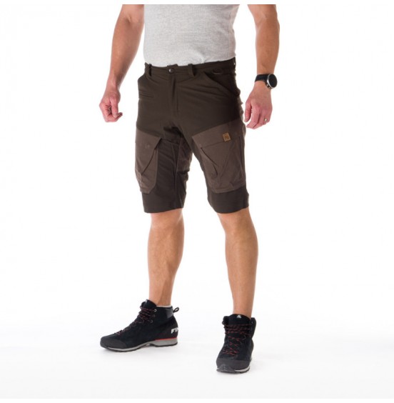 NORTHFINDER TRAVIS BE-3356AD-452 men's hybrid Adventure cargo shorts mustang