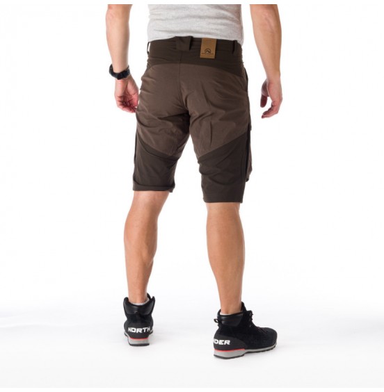 NORTHFINDER TRAVIS BE-3356AD-452 men's hybrid Adventure cargo shorts mustang